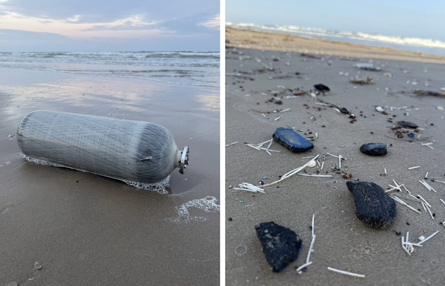 Nave espacial explota y contamina playa Bagdad