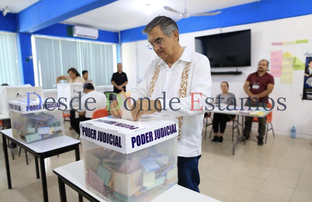 Tamaulipas desarrolla una jornada electoral en paz: Américo