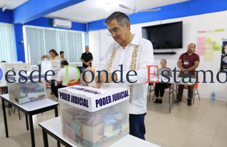 Tamaulipas desarrolla una jornada electoral en paz: Américo