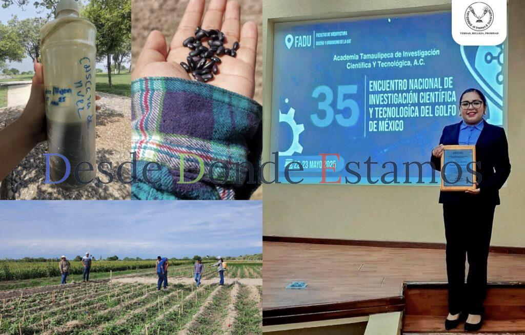 Elabora estudiante de la UAT bioherbicida para cultivos de frijol