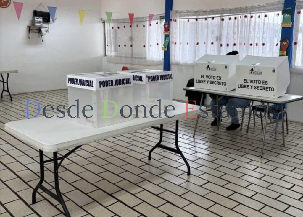 Registra elección judicial extraordinaria baja votación