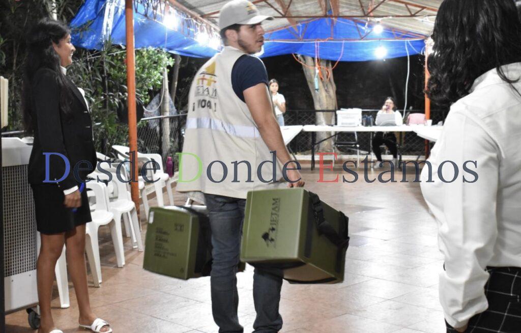 Paquetes electorales están en consejos municipales y distritales