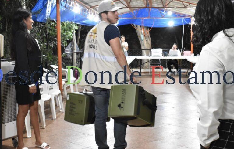 Paquetes electorales están en consejos municipales y distritales