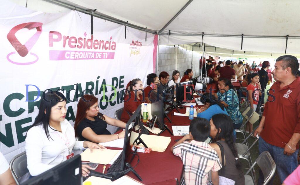 “Presidencia cerquita de ti” responde a vecinos de colonias Voluntad y Trabajo 1,2 y 3