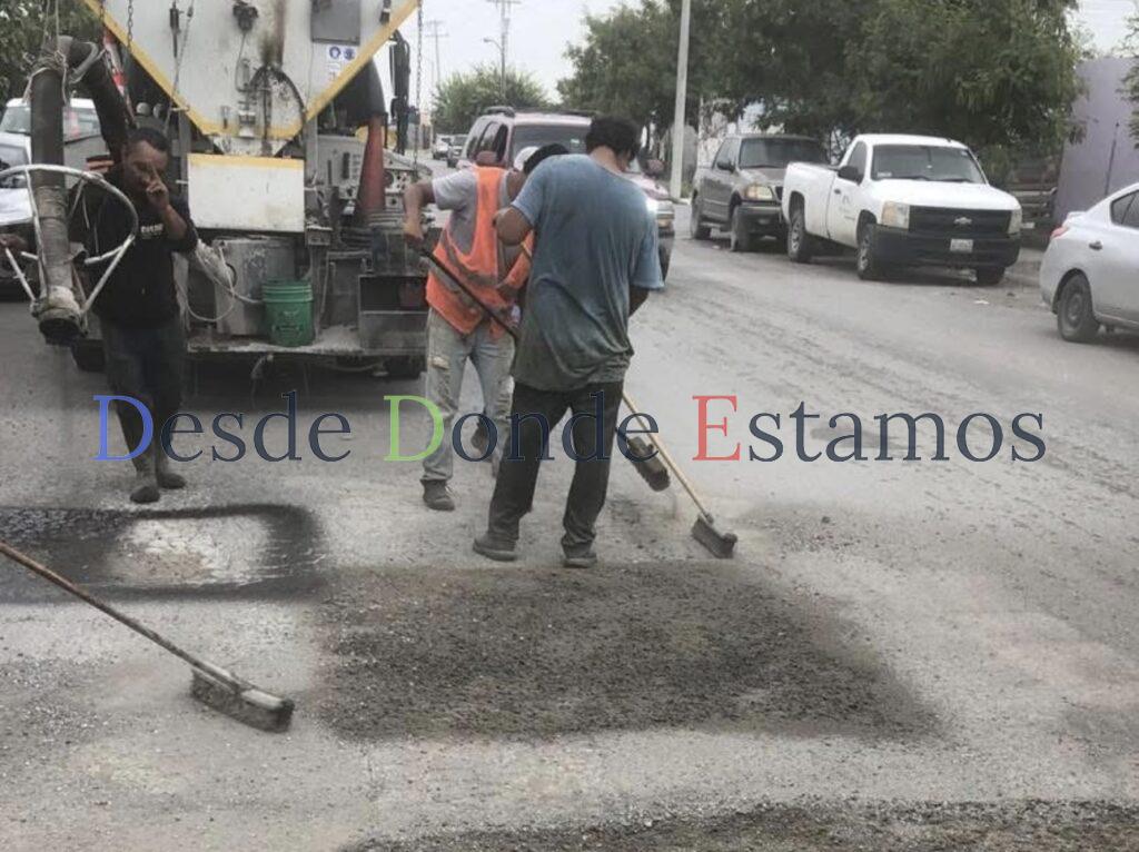 Continúa intenso programa de bacheo