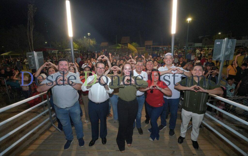 Inaugura Carmen Lilia puente panorámico del parque península de El Laguito