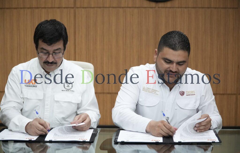 UAT y Ayuntamiento de Casas fortalecen colaboración institucional