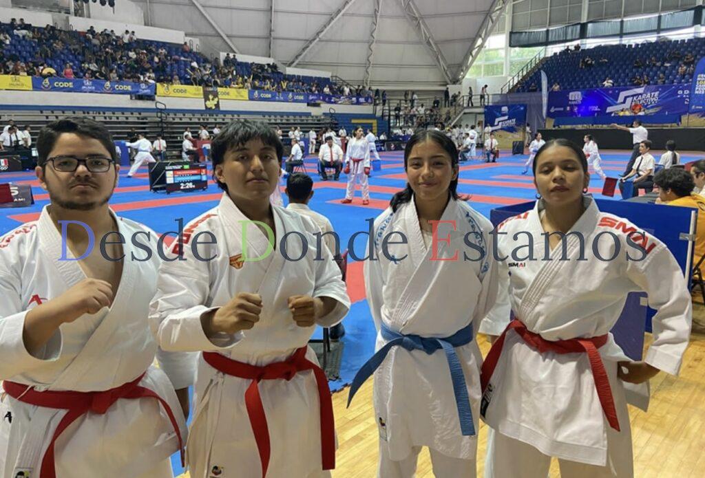 Estudiantes de la UAT destacan en Nacional de Karate