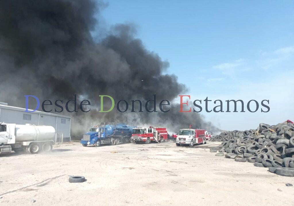 Denuncia PAUT quema ilegal de llantas; investigará fiscalía