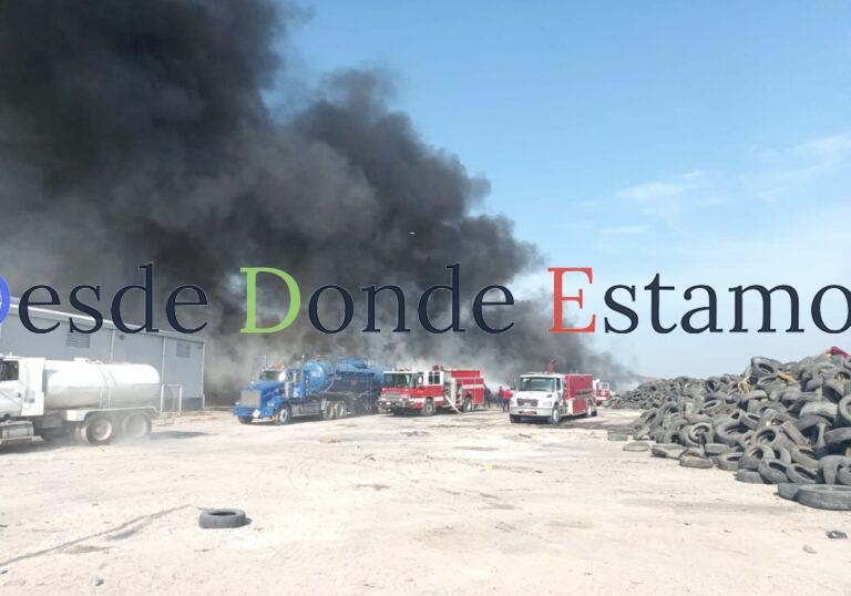 Denuncia PAUT quema ilegal de llantas; investigará fiscalía