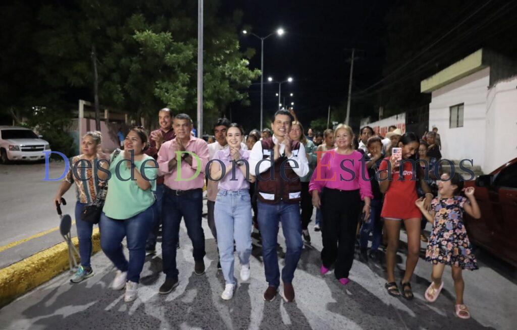 Moderniza Municipio red de alumbrado en la Simón Torres