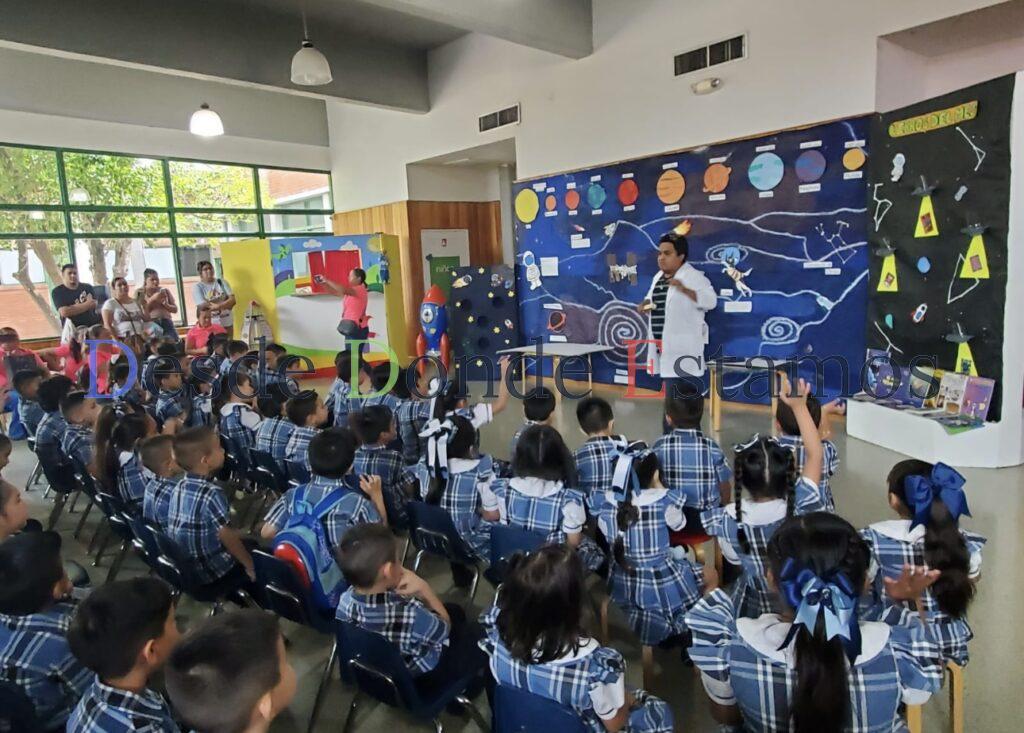 Disfrutan pequeños estudiantes de mañana mágica en Estación Palabra
