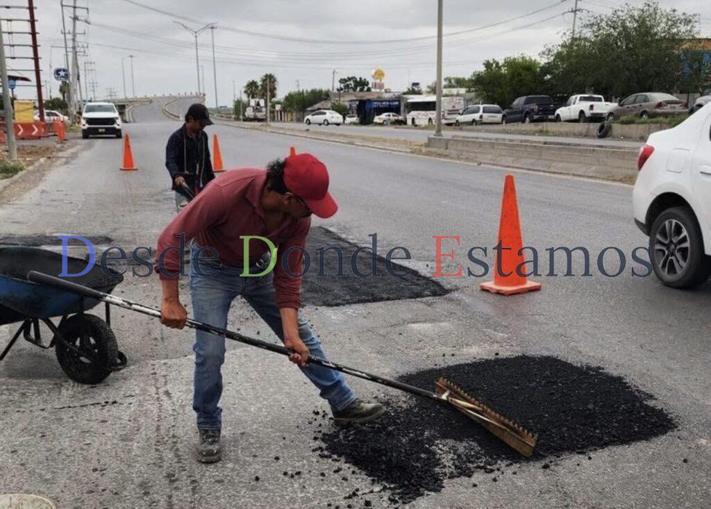 Atiende Municipio trabajo de bacheo en la Voluntad y Trabajo 4