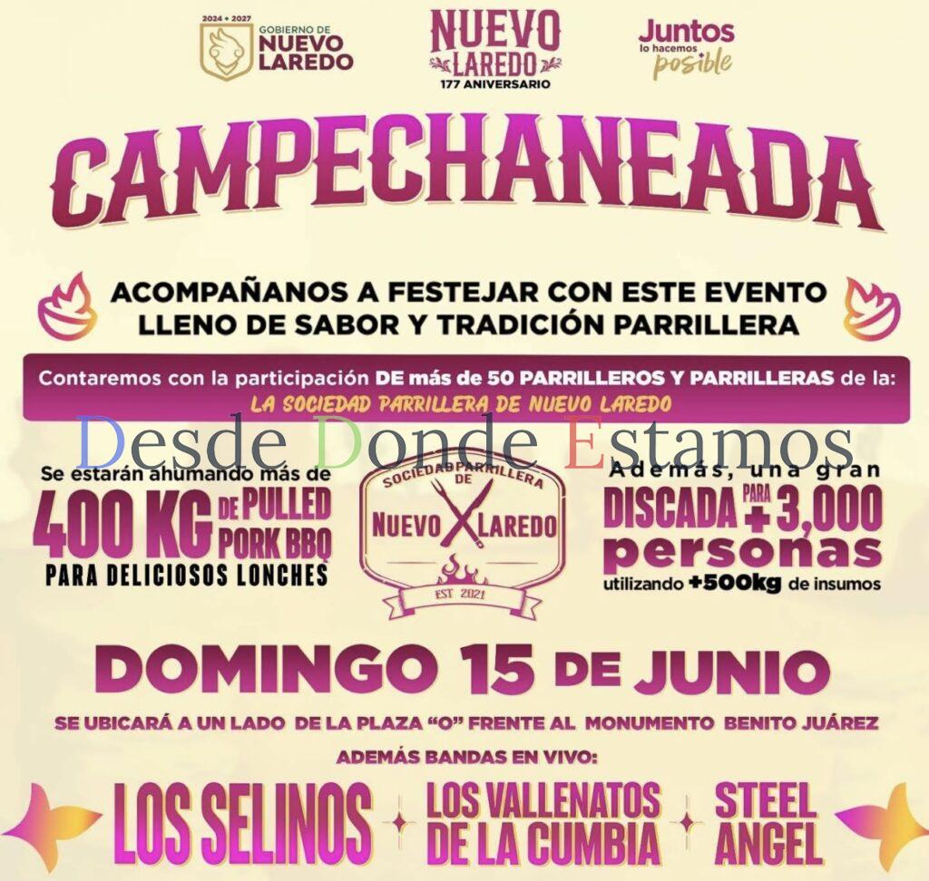 Lista la campechaneada para celebrar fundación de Nuevo Laredo