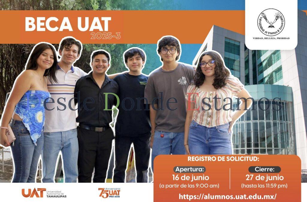 Abre UAT convocatoria de becas para el período 2025-3