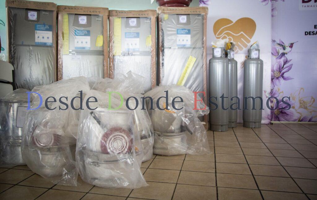 Continúa DIF Tamaulipas equipando desayunadores escolares