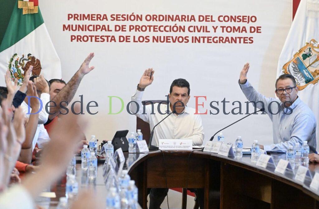 Toma protesta Consejo de Protección Civil en Victoria