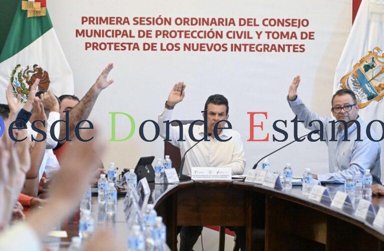 Toma protesta Consejo de Protección Civil en Victoria