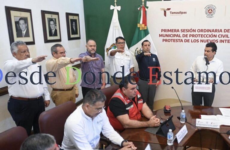 Toma protesta Consejo de Protección Civil en Victoria