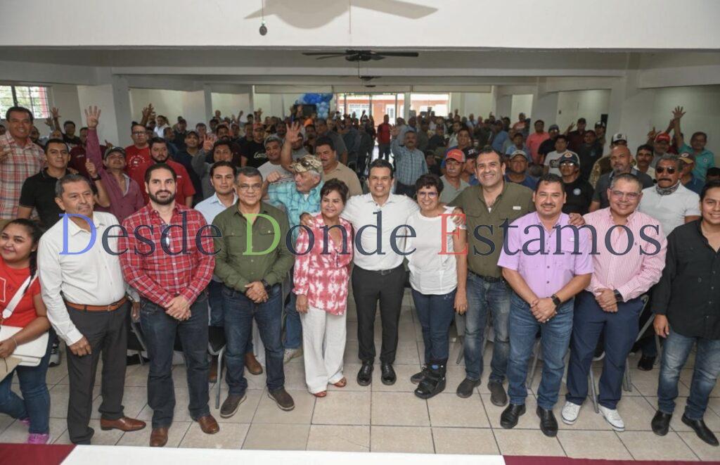 Trabajadores son fuerza de familia y de Victoria: Lalo Gattás