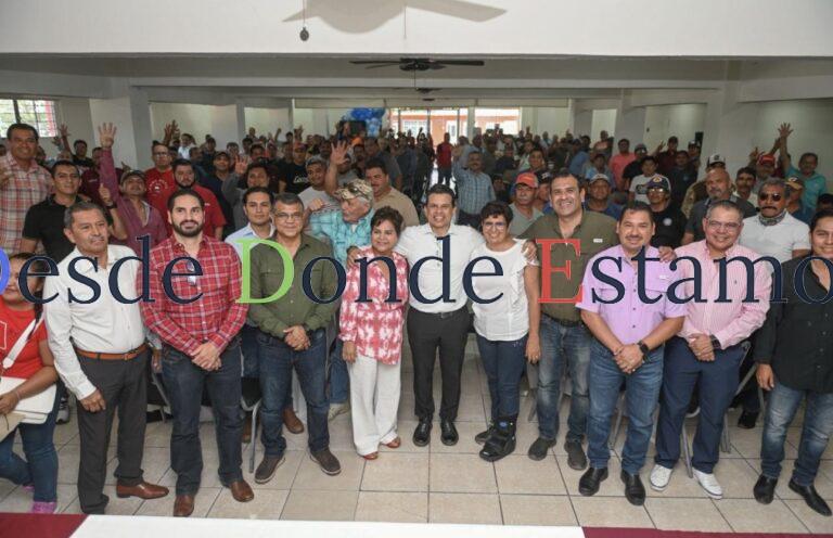 Trabajadores son fuerza de familia y de Victoria: Lalo Gattás