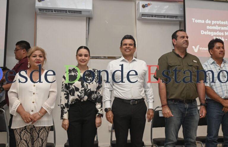 Entrega alcalde nombramientos a delegados ejidales