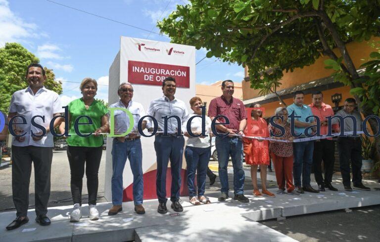 Entrega Municipio calle pavimentada en colonia México