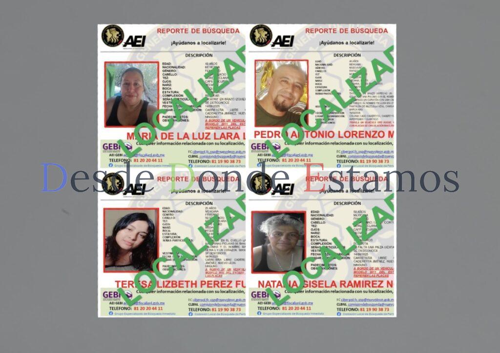 Localizan a personas desaparecidas en la carretera a Reynosa