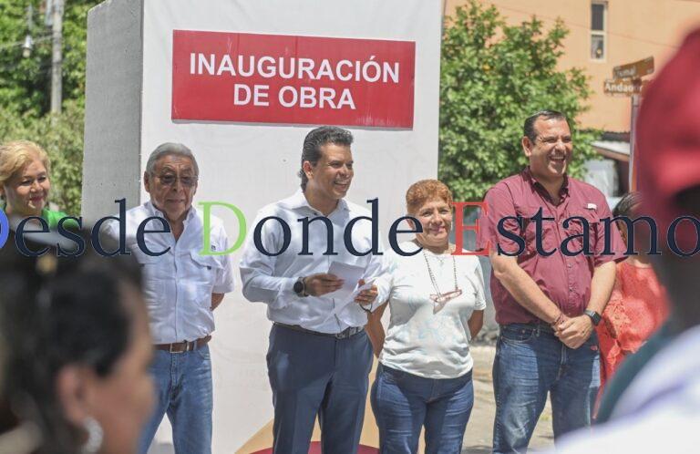 Entrega Municipio calle pavimentada en colonia México