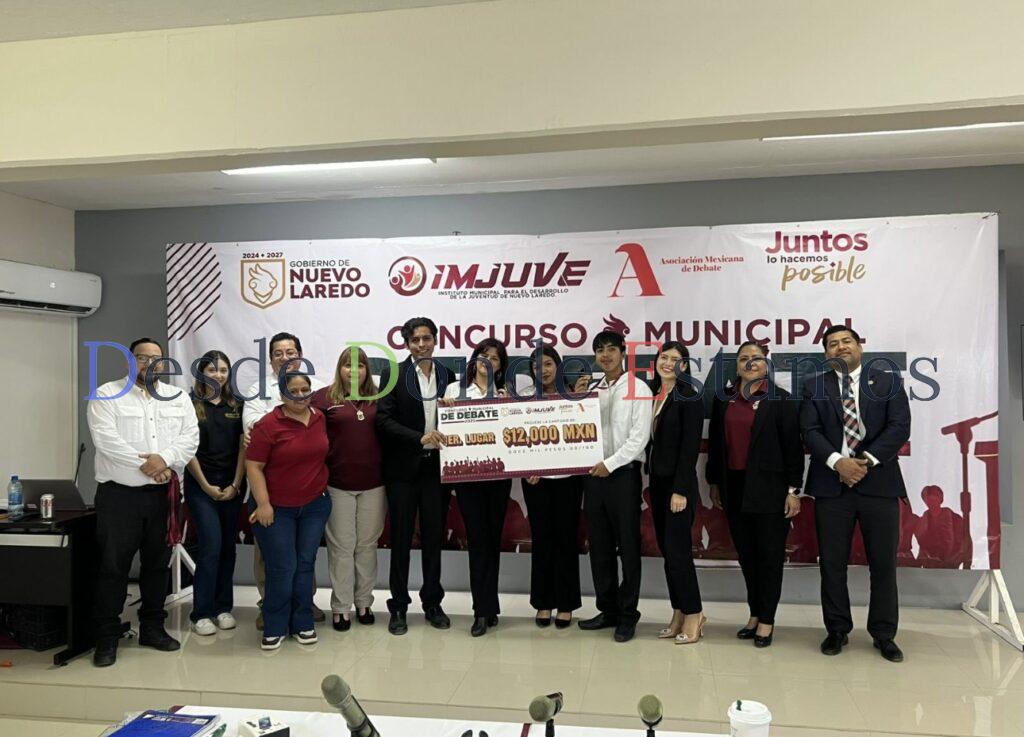 Triunfa prepa “Elena Poniatowska” en primer concurso municipal de debate