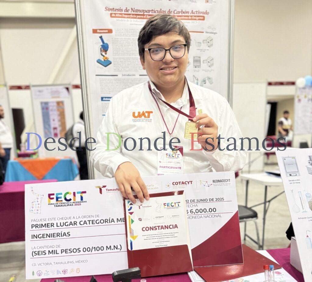 Estudiante de la UAT investiga cura contra el cáncer