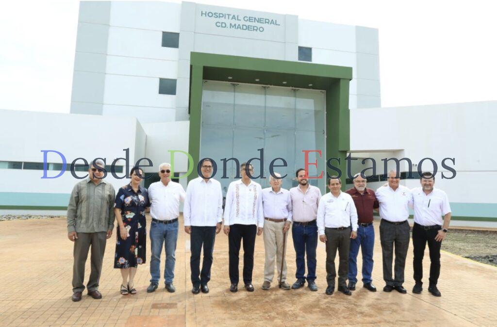 Supervisa Américo avances del nuevo Hospital General de Ciudad Madero