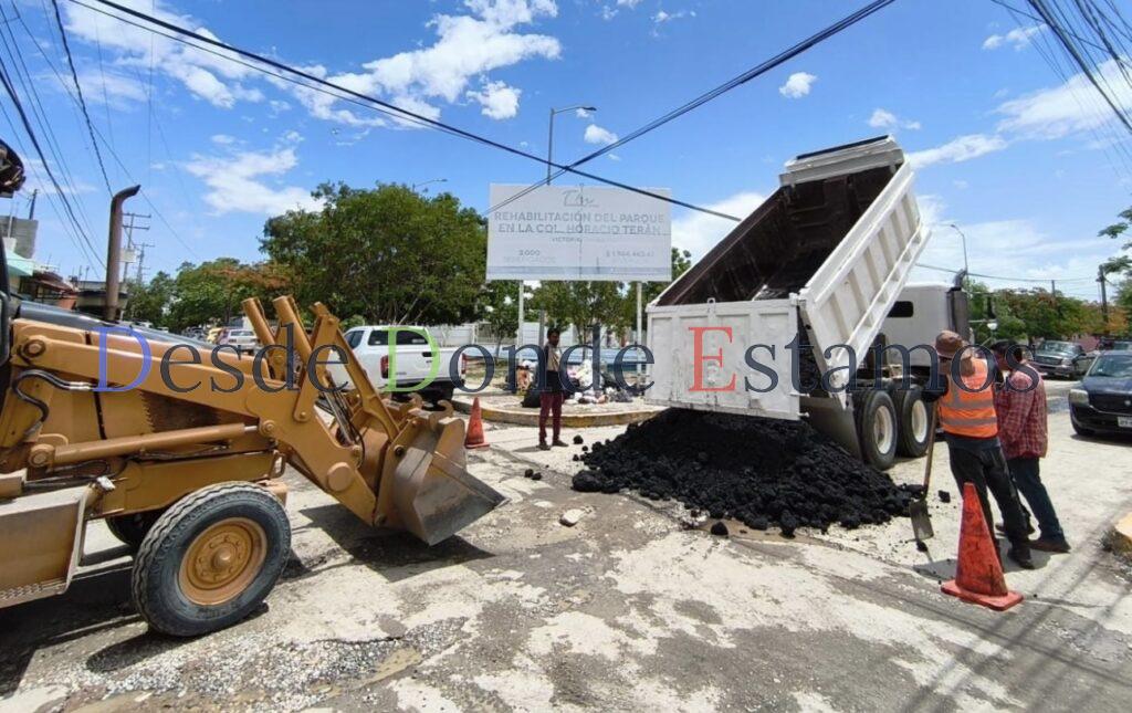 Intenso operativo de bacheo tras reportes por lluvias en la Capital