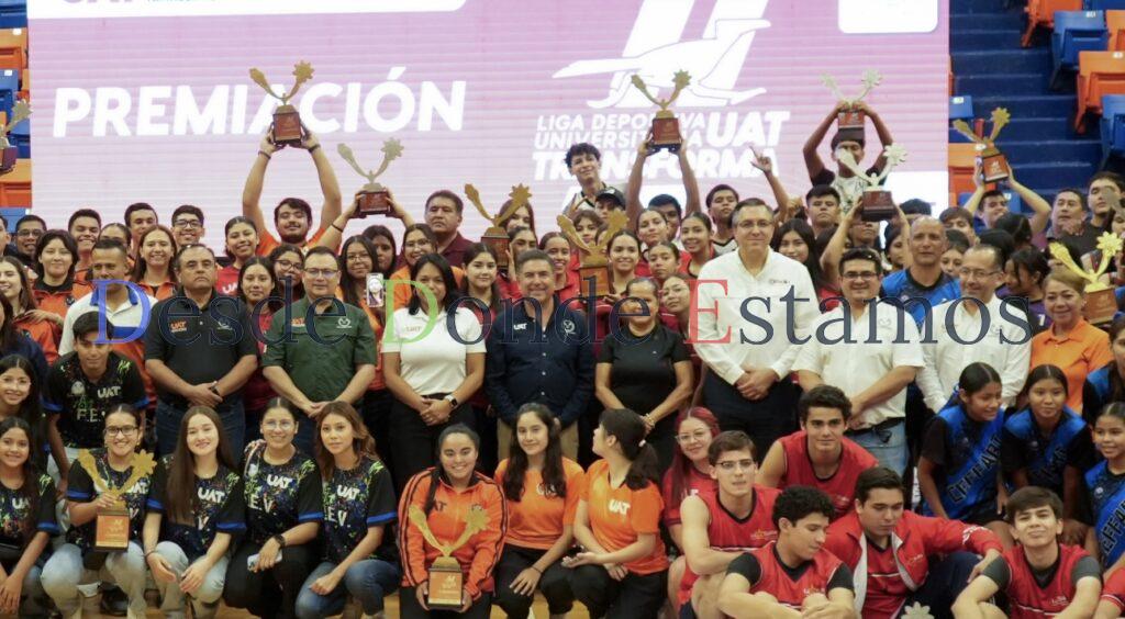 Participan estudiantes en Liga Deportiva Universitaria UAT Transforma