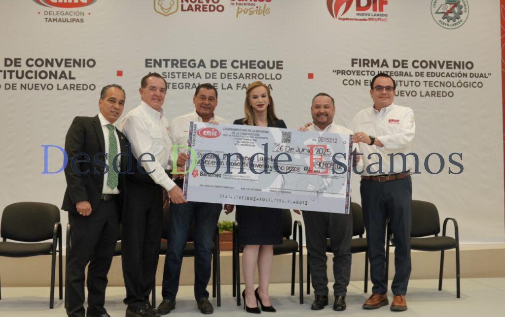 Entrega CMIC más de 900 mil pesos de apoyo al Sistema DIF