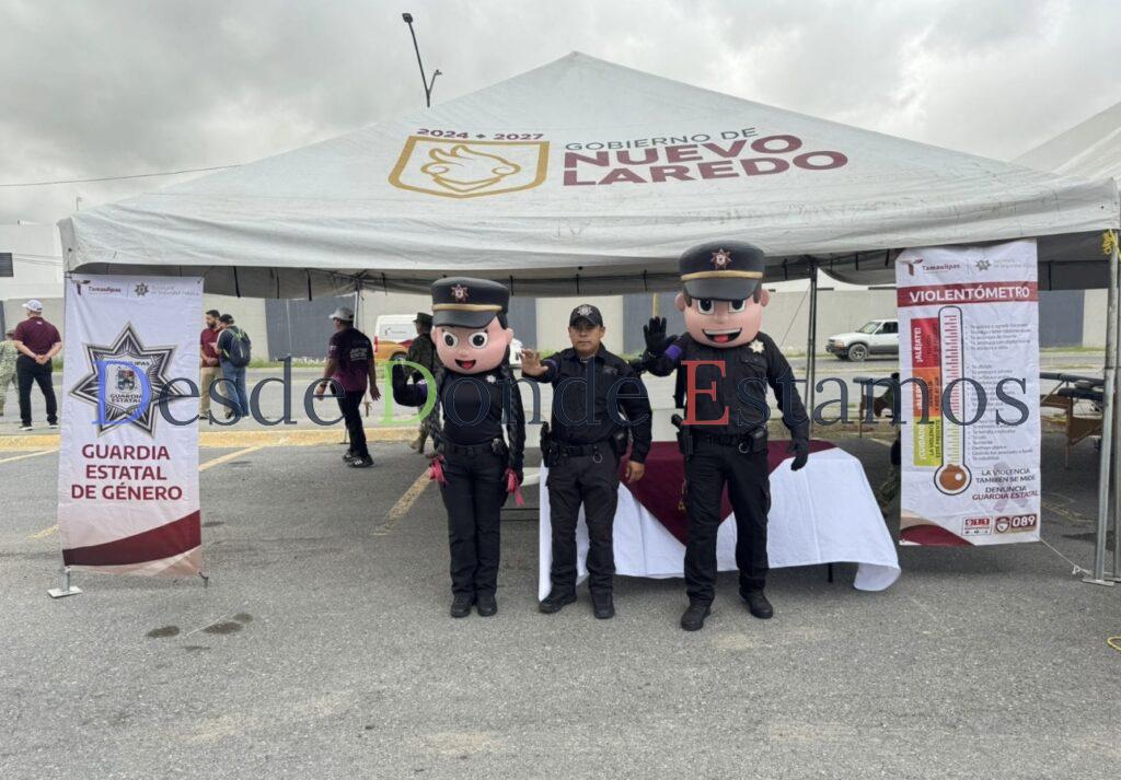 Guardia Estatal trabaja en conjunto con Federación y Ayuntamiento de Nuevo Laredo