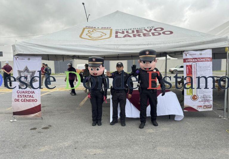 Guardia Estatal trabaja en conjunto con Federación y Ayuntamiento de Nuevo Laredo