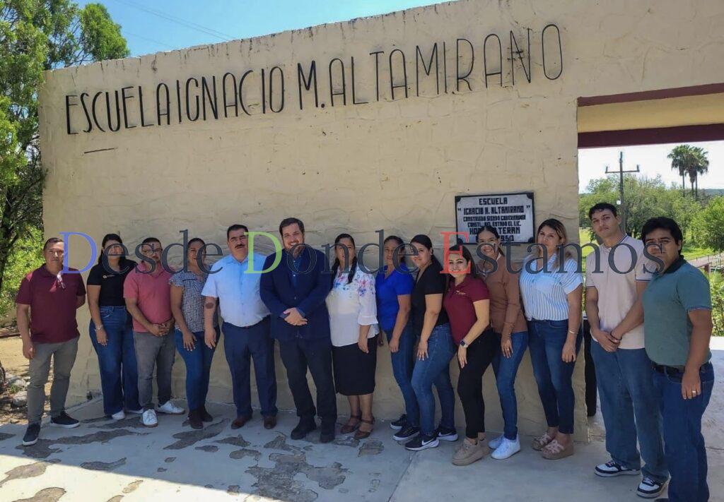 Visita secretario de Educación primaria multigrado en Villagrán