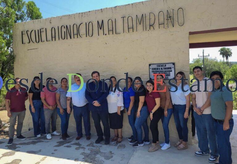 Visita secretario de Educación primaria multigrado en Villagrán