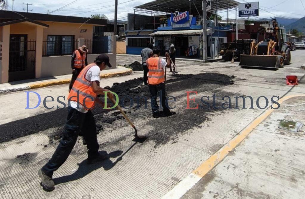Intenso operativo de bacheo tras reportes por lluvias en la Capital