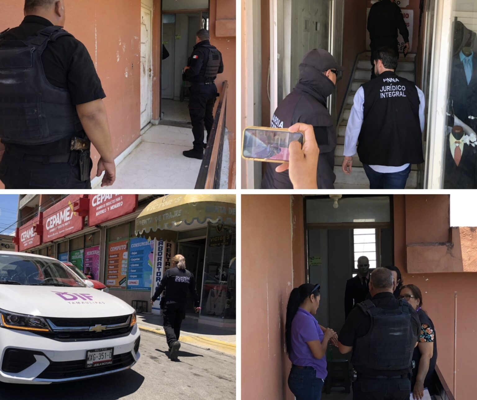 Rescatan a tres menores y una anciana de condiciones insalubres