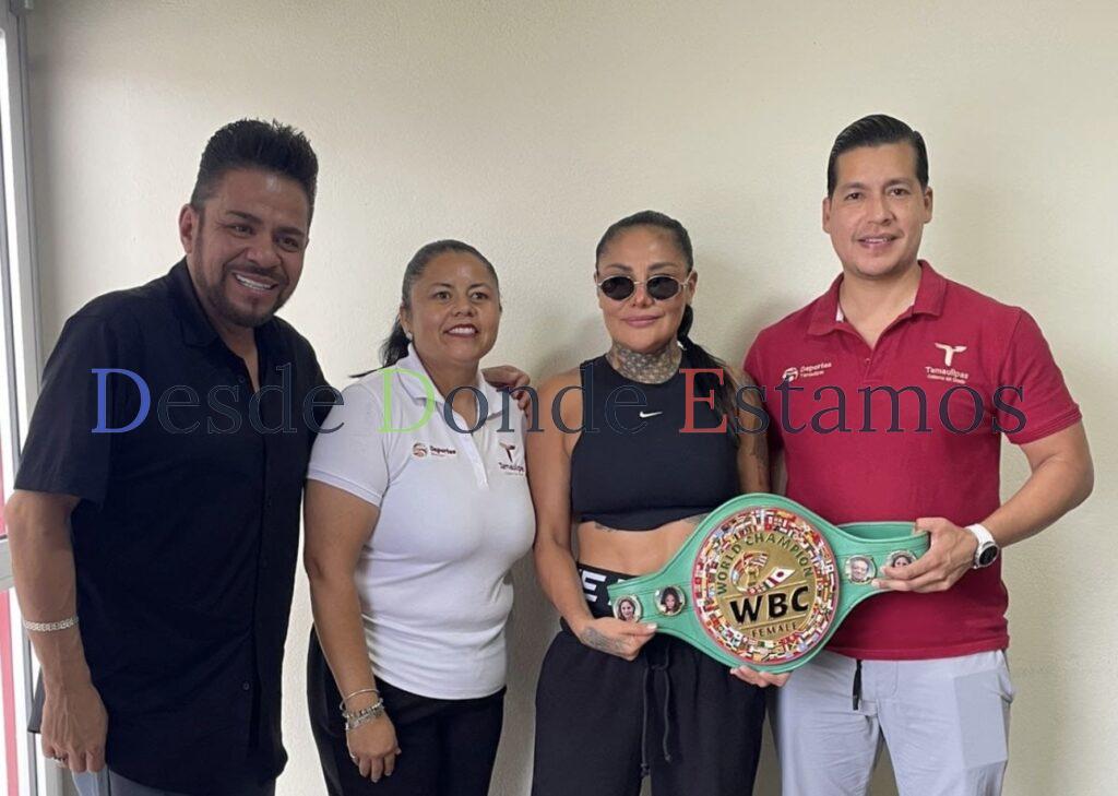 Imparte Mariana ‘Barbie’ Juárez plática a atletas tamaulipecos