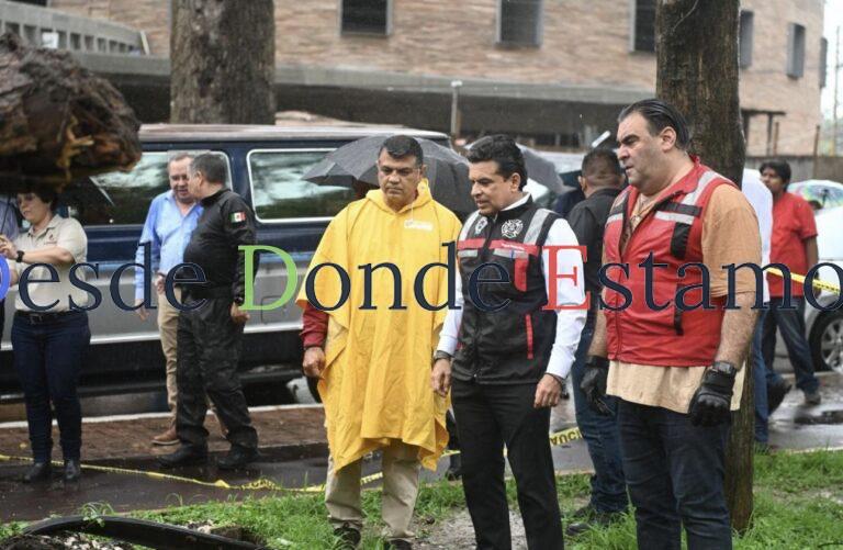 Atiende alcalde daños por intensas lluvias en Victoria