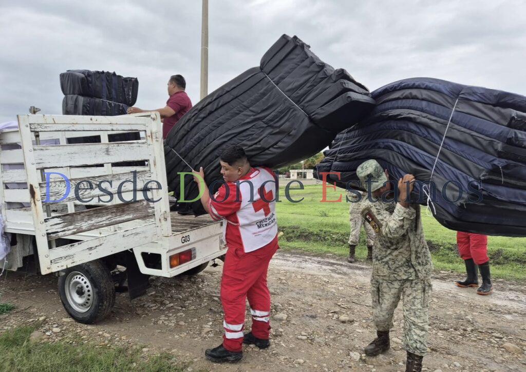 Dispone Sebien de despensas y evaluará daños en viviendas