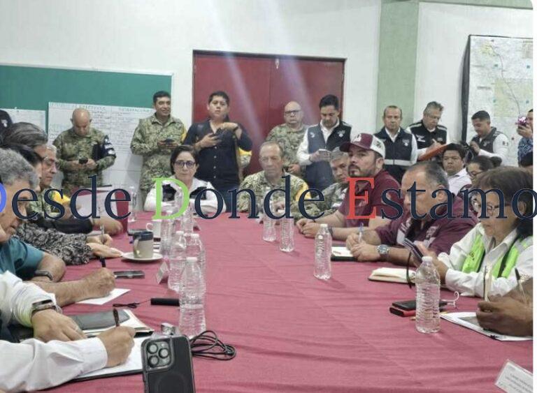 Refuerzan acciones preventivas ante crecida de ríos por tormenta Barry