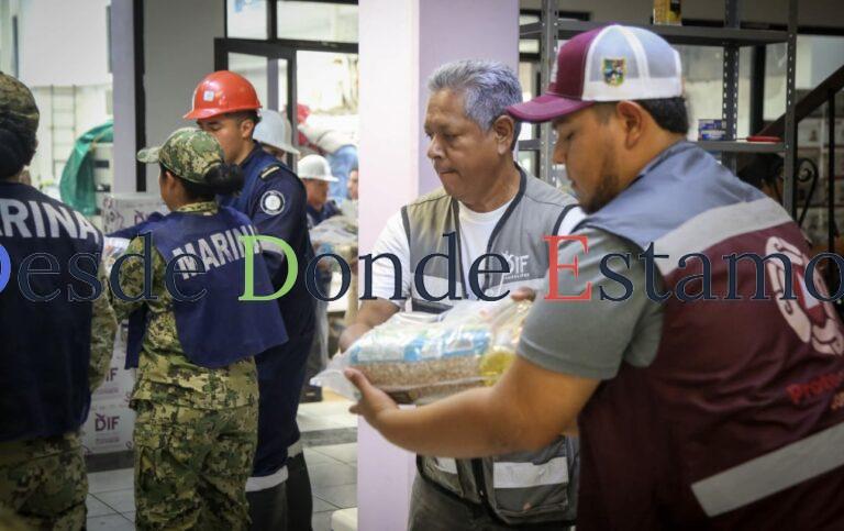 Se suma DIF Tamaulipas a la ayuda humanitaria en zonas afectadas
