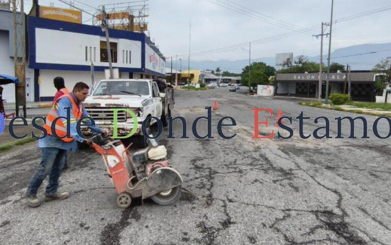Reactiva Municipio programa emergente de bacheo