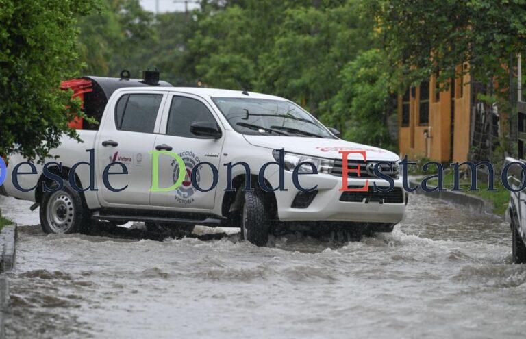 Reporta Municipio saldo blanco en Victoria durante lluvias