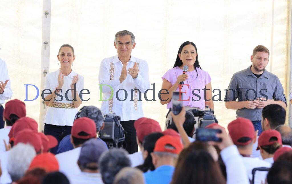 Preside Claudia Sheinbaum asamblea en Tampico