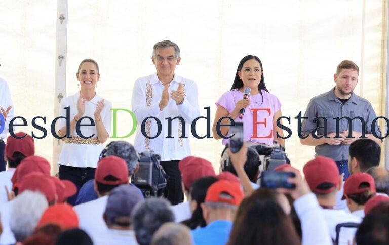 Preside Claudia Sheinbaum asamblea en Tampico